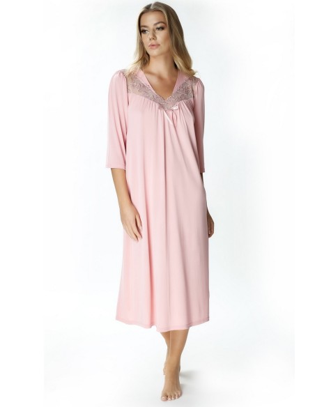 Shirt women's night with short sleeve, Mewa 4133