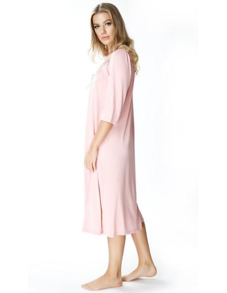 Koszula damska nocna z krótkim rękawem, Mewa 4133