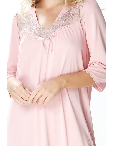 Shirt women's night with short sleeve, Mewa 4133