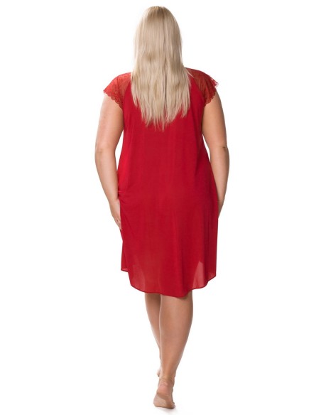 Koszula nocna krótki rękaw asymetryczna Mewa Mariola 