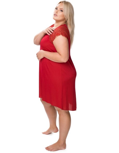 Koszula nocna krótki rękaw asymetryczna Mewa...