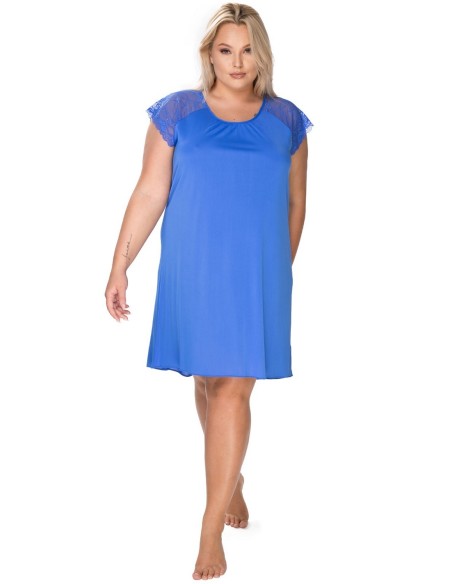 Shirt night short sleeve asymetryczna Mewa Mariola