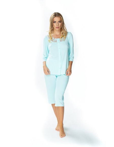 Pajamas rozpinana women's na guziki Mewa Letizia