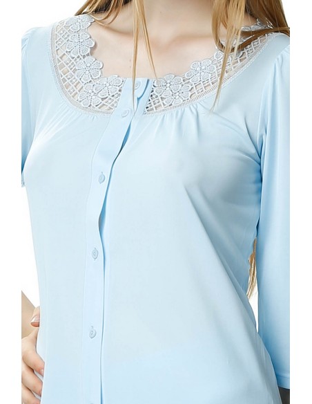 Pajamas rozpinana women's na guziki Mewa Letizia