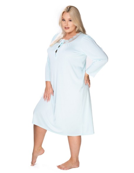 Shirt night with long sleeve Mewa Antonina