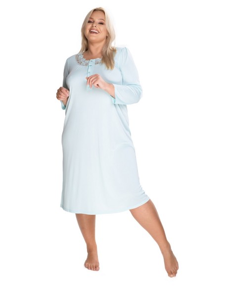 Shirt night with long sleeve Mewa Antonina