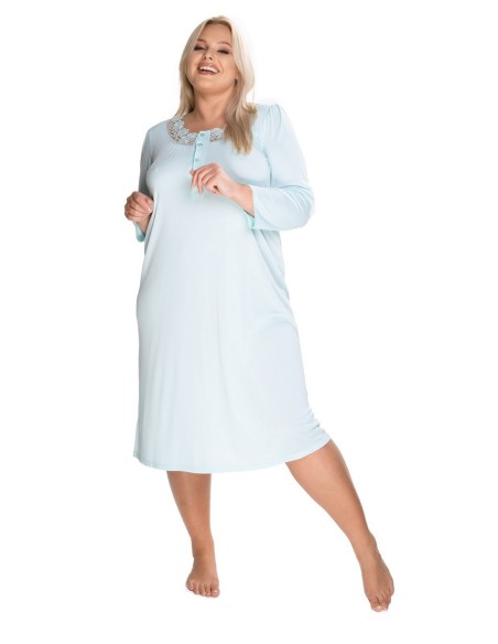 Shirt night with long sleeve Mewa Antonina