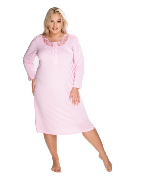 Shirt night with long sleeve Mewa Antonina