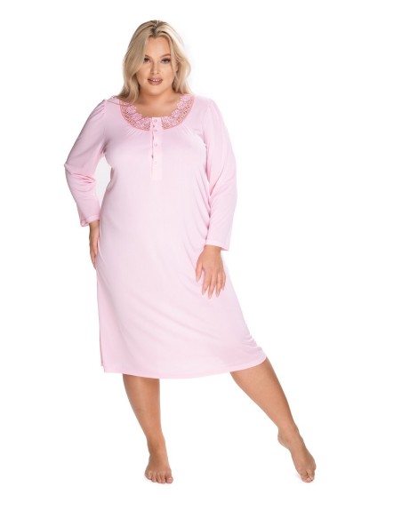 Shirt night with long sleeve Mewa Antonina