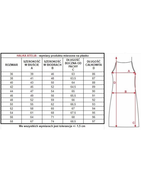 Atelia slip women's na thin straps short, Mewa 6353