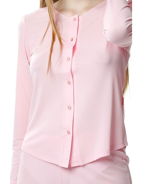 Pajamas women's long rozpinana Mewa Maria