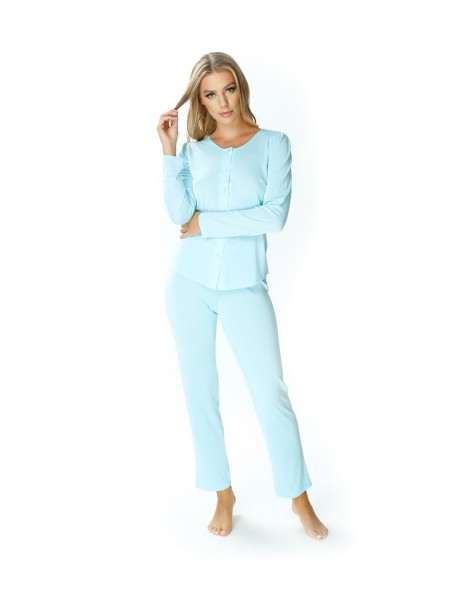 Pajamas women's long rozpinana Mewa Maria