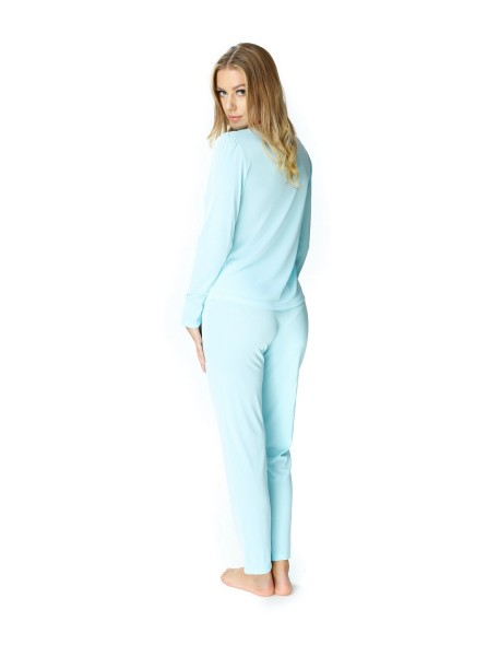 Pajamas women's long rozpinana Mewa Maria