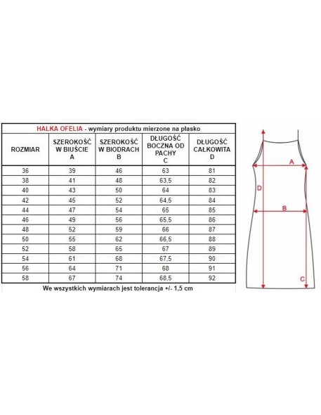 Slip under dress Mewa Ofelia 6118