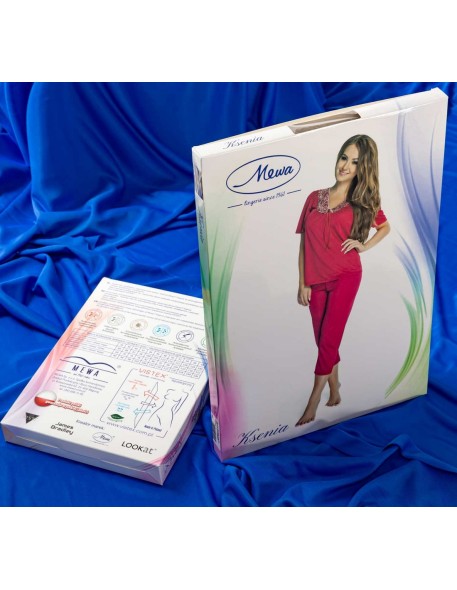 Dwuczęściowa pajamas women's short sleeve Mewa...