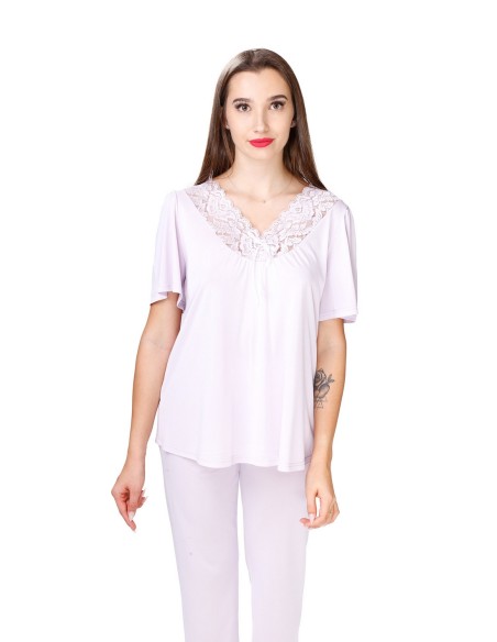 Dwuczęściowa pajamas women's short sleeve Mewa Xenia
