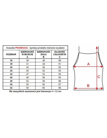 Podkoszulka camisole Mewa Promenada