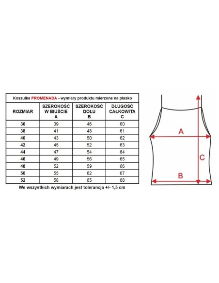 Podkoszulka camisole Mewa Promenada