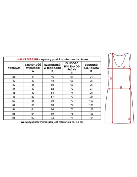Halka damska pod sukienkę Mewa Virginia 