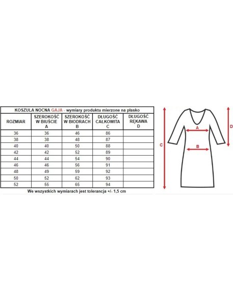 Slip under dress with koronką Mewa Gaja 6282