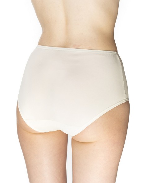 Gładkie figi damskie Mewa Eliza z wysokim stanem