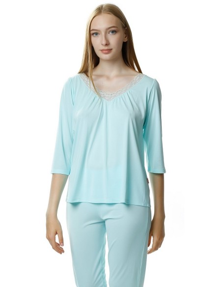 Pajamas with wiskozy women's 3/4 sleeve Mewa Vivien