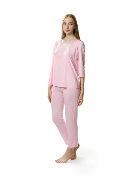 Pajamas with wiskozy women's 3/4 sleeve Mewa Vivien