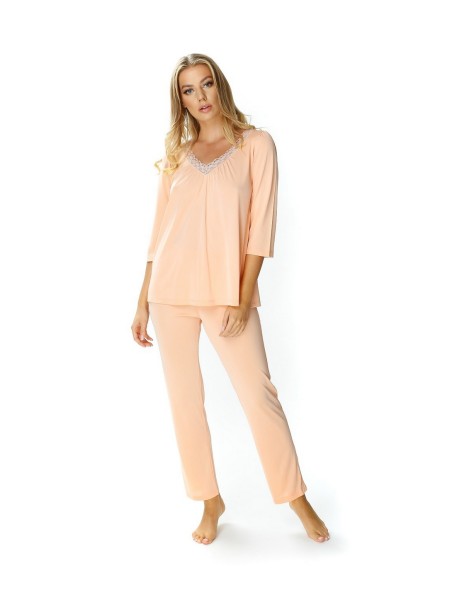Pajamas with wiskozy women's 3/4 sleeve Mewa...
