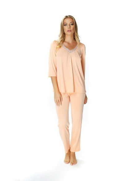 Pajamas with wiskozy women's 3/4 sleeve Mewa Vivien