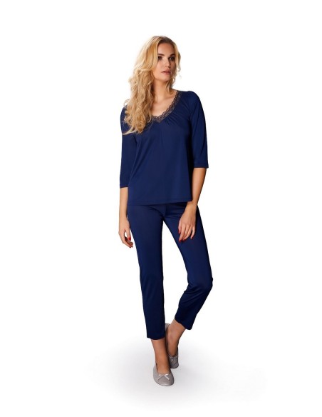 Pajamas with wiskozy women's 3/4 sleeve Mewa Vivien