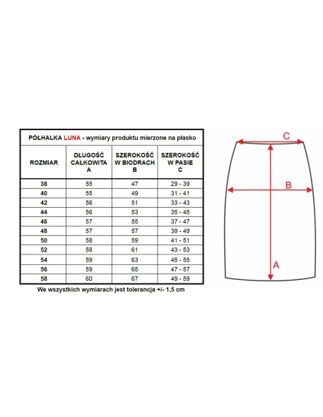 Półhalka damska gładka Mewa Luna 