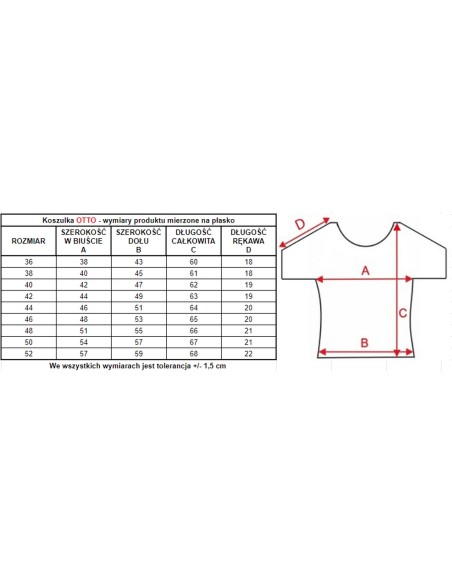 Blouse women's with short sleeve Mewa Otto