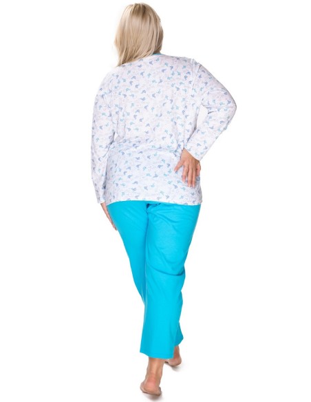 Pajamas women's rozpinana bawełniana Mewa Anna