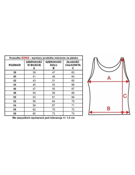 T-shirt women's undershirt Mewa Sonia