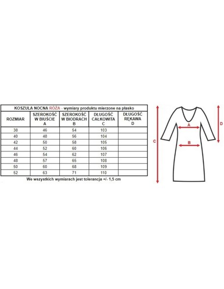 Koszula nocna damska na ramiączkach długa, Mewa...