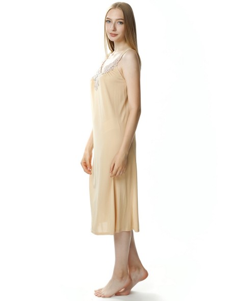 Koszula nocna damska na ramiączkach długa, Mewa...