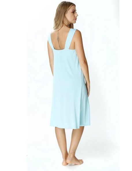 Koszula nocna damska na ramiączkach długa, Mewa...