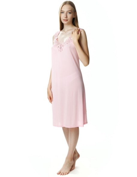 Koszula nocna damska na ramiączkach długa, Mewa...