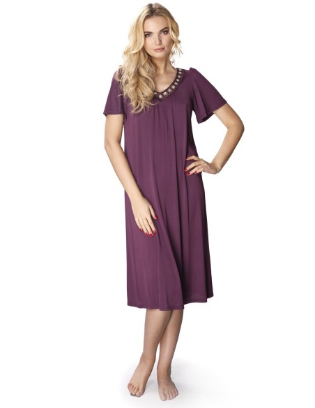 Damska koszula nocna z wiskozy Mewa Lilia 