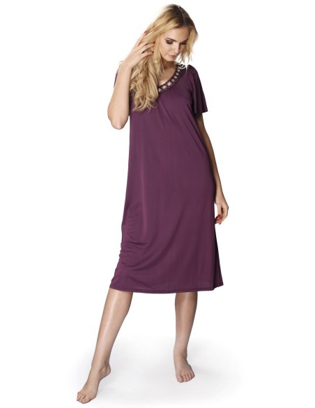 Women's shirt night with wiskozy Mewa Lilia