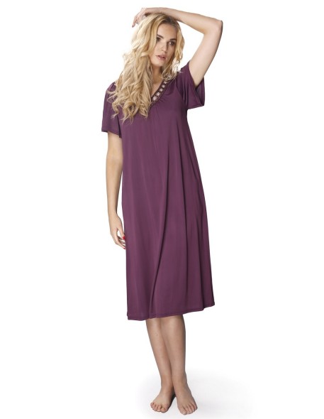 Damska koszula nocna z wiskozy Mewa Lilia 