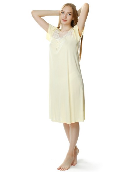 Shirt night jedwab wiskozowy Mewa Berenika