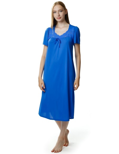 Koszula nocna jedwab wiskozowy Mewa Berenika 