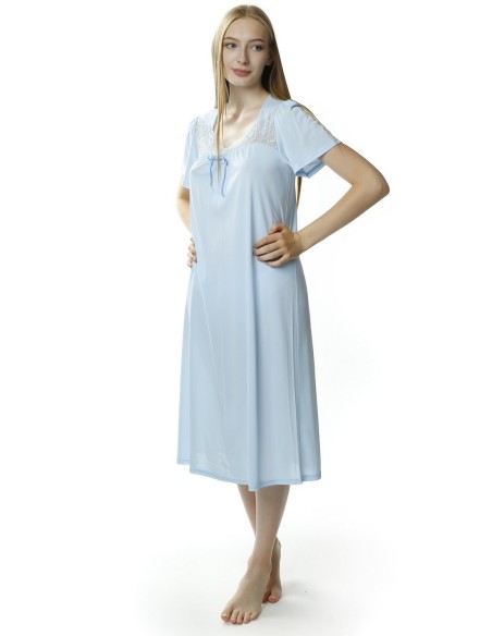 Koszula nocna jedwab wiskozowy Mewa Berenika 