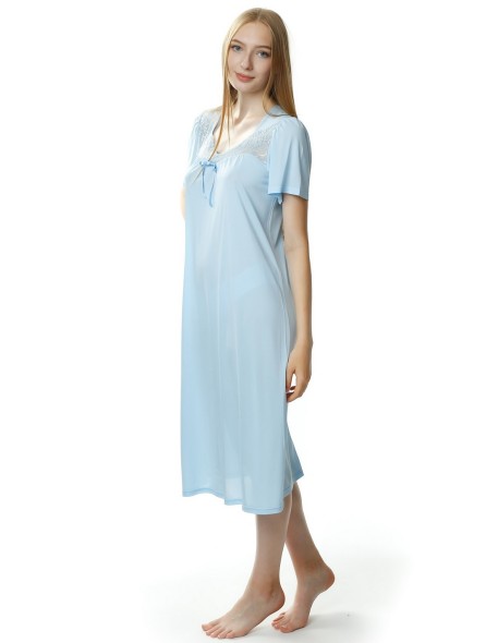 Shirt night jedwab wiskozowy Mewa Berenika