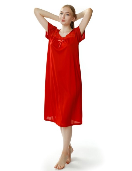 Shirt night jedwab wiskozowy Mewa Berenika