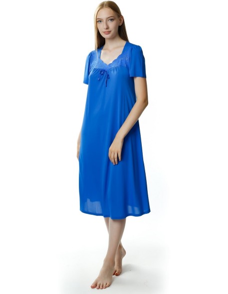 Koszula nocna jedwab wiskozowy Mewa Berenika 