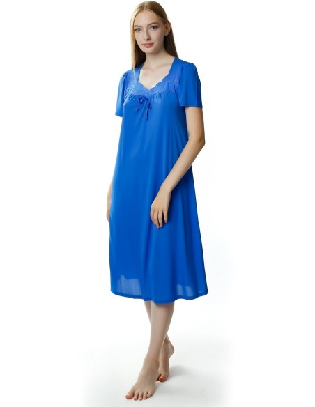 Shirt night jedwab wiskozowy Mewa Berenika