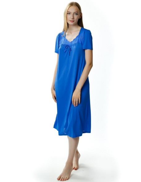 Shirt night jedwab wiskozowy Mewa Berenika