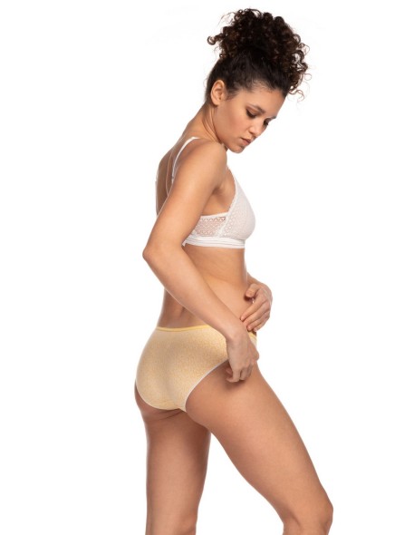 Figi damskie mini bikini L-107MB-05 3-pack, Lama